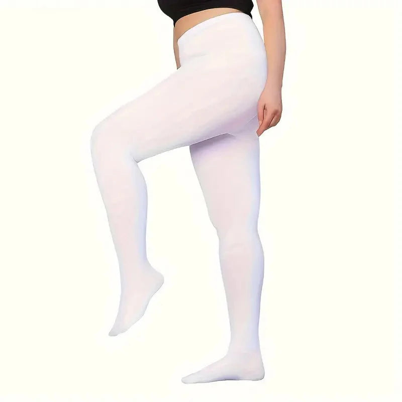 Plus Size 120D Velvet Tights For Women Sexy Solid Color Pantyhose Female 14 Colors Elastic Panty Hose Soft  Fashion Leggings New