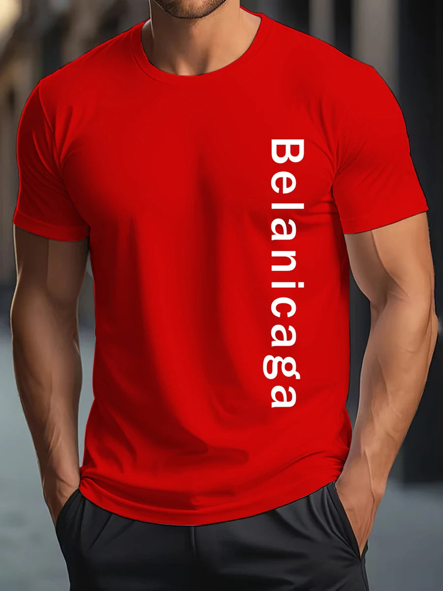 Men Luxury T Shirts High Quality Cotton Casual T Shirt for Male Designer Best Short Sleeved Vintage Trendy Tees New Cloth S-5XL