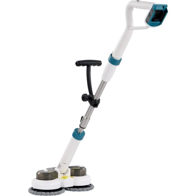 Cordless Electric Power Scrubber & Mops for Floor Cleaning, Automatic Spin Mops with Smart Display and LED light, No battery