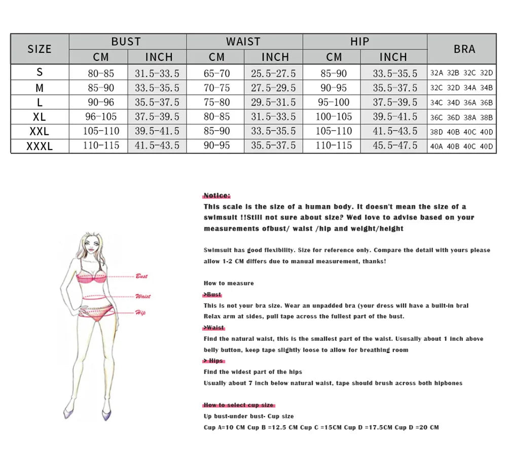 2023 Three Pieces Bikini Set Cover Up Swimwear Women Swimsuit Print Long Sleeve Push Up Bathing Suit Beachwear Swimming Biquini