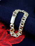 Hip Hop Style Simple Number 8 Bracelet Necklace Jewelry Gifts for Party Fashionable Lucky Charm Accessory