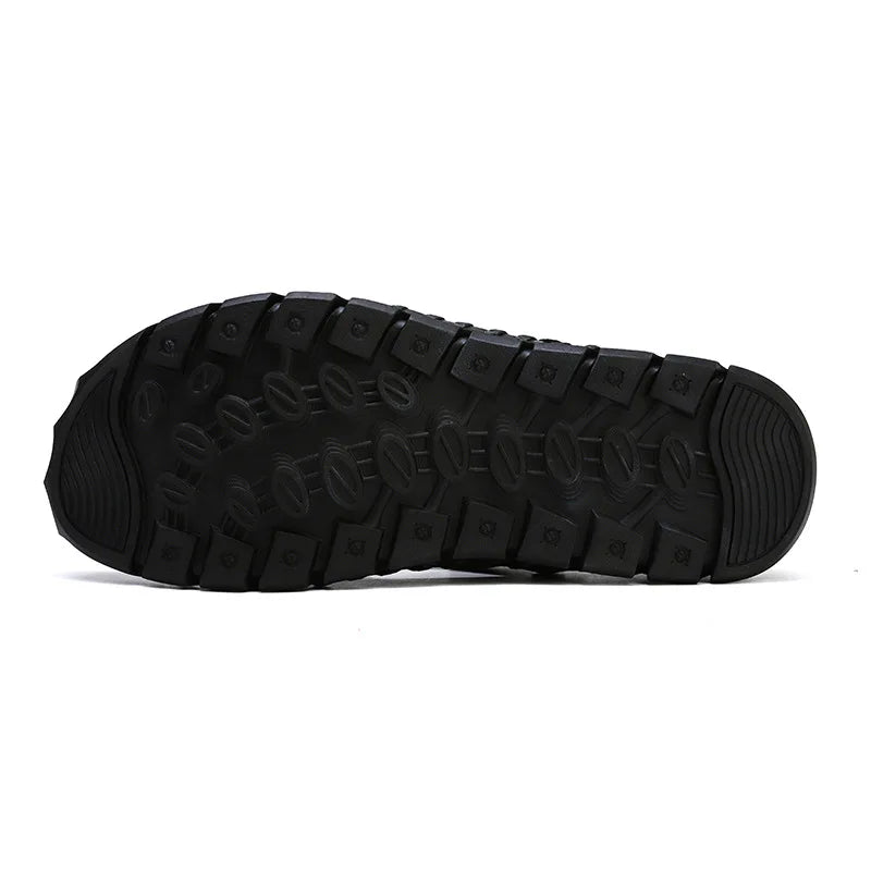 2023 Sandals Summer Men Leather  Classic Men Shoes Slippers Soft Sandals Men Roman Comfortable Outdoor Walking Footwear