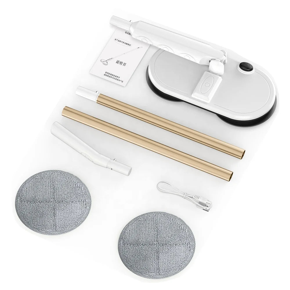 Muti-functional Electronic Mop For Wet/dry Mopping, Floor/car Mopping, Window Cleaning