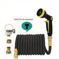 High Pressure Hose Water Gun, Flexible Magic Hose, More Wear-Resistant, Durable, Adjustable Spray, Used For Lawn Irrigation ﻿