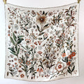 Twill Silk Scarf Luxury Mulberry Shawls Hand-Rolled Edges Bandanas Tops Accessories Head Hair Bag Decorations