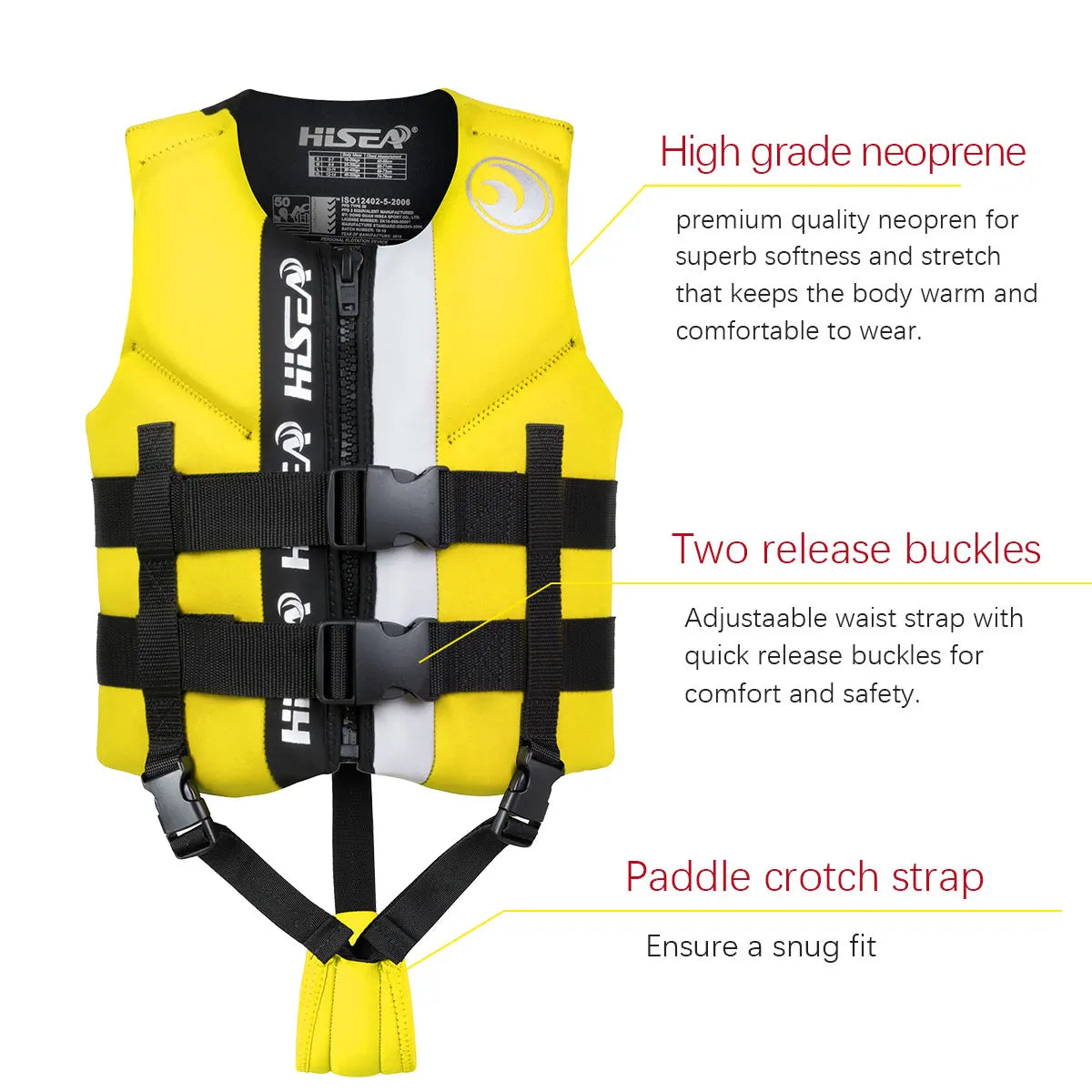 Kids Swim Vest - Adjustable Float Jacket for Boys & Girls, Safe Buoyancy Swimwear with Dual Straps, Stylish Swimming Aid Suit