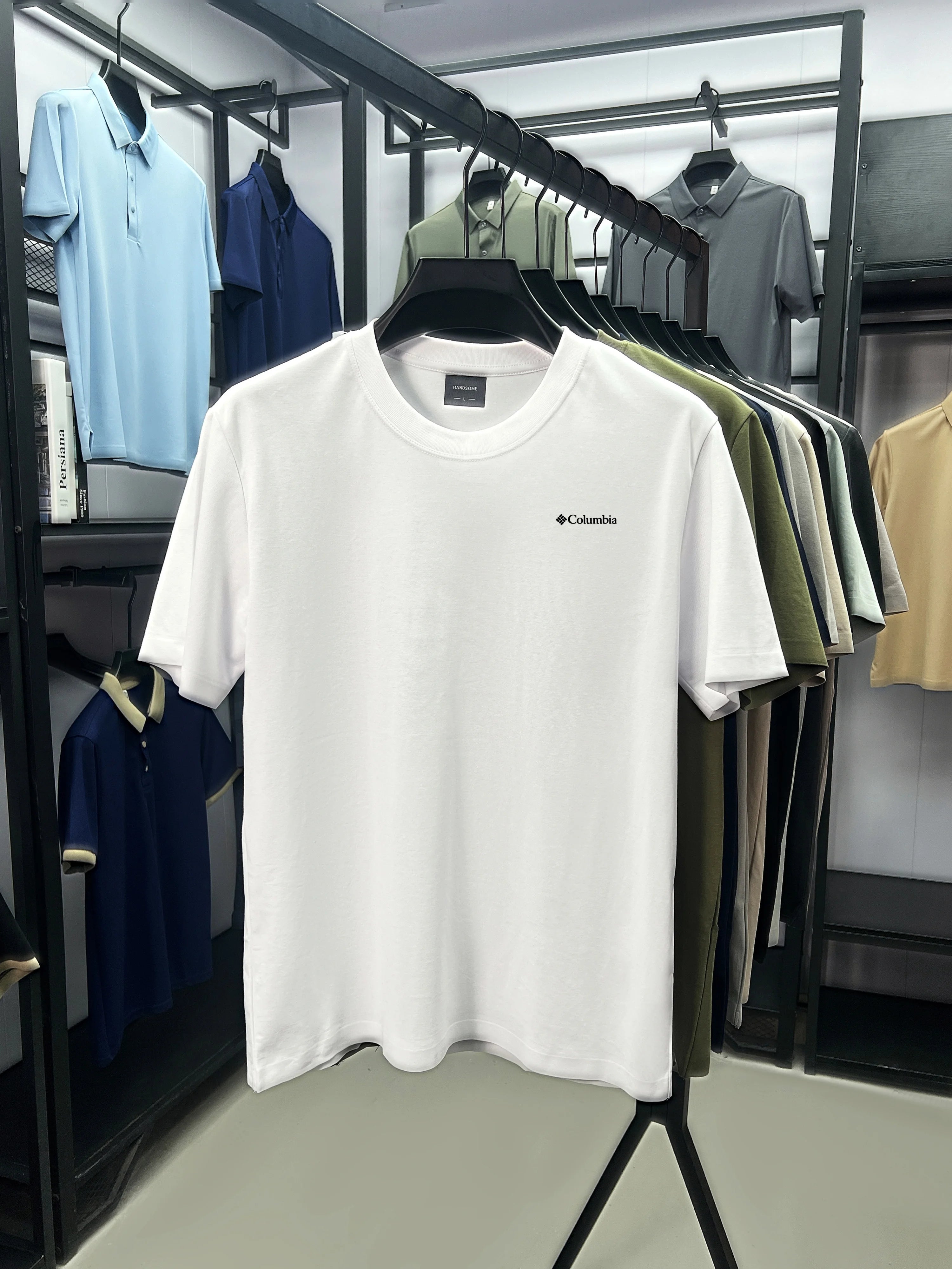 Fashion highend Tshirt men's summer new short sleeve business casual comfortable top exquisite brand embroidery best-selling top