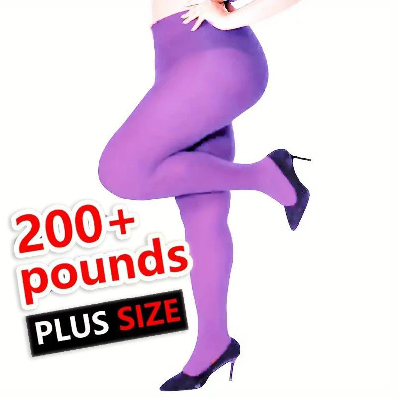 Plus Size 120D Velvet Tights For Women Sexy Solid Color Pantyhose Female 14 Colors Elastic Panty Hose Soft  Fashion Leggings New