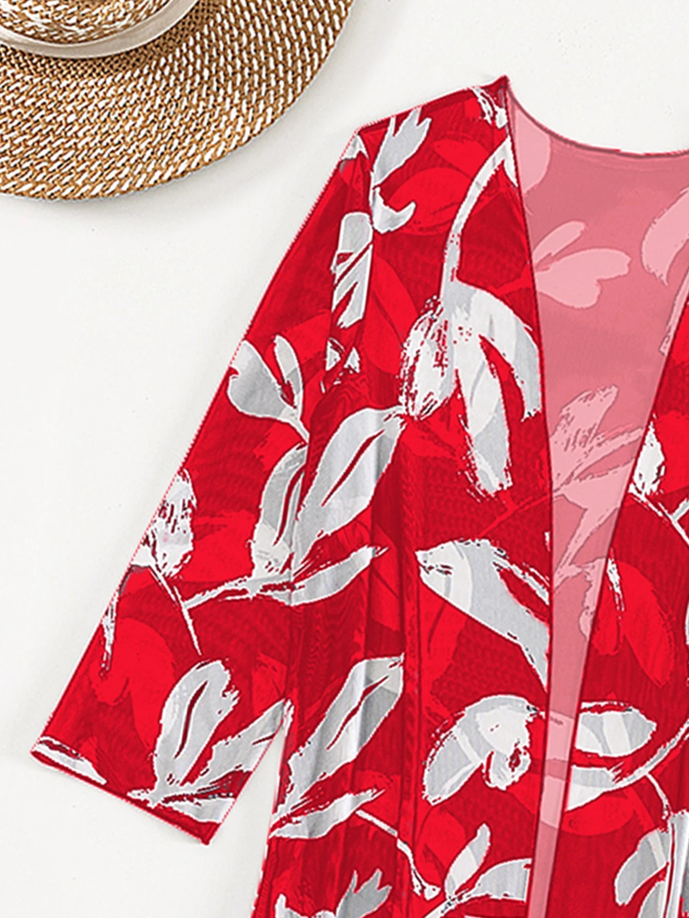 2023 Three Pieces Bikini Set Cover Up Swimwear Women Swimsuit Print Long Sleeve Push Up Bathing Suit Beachwear Swimming Biquini