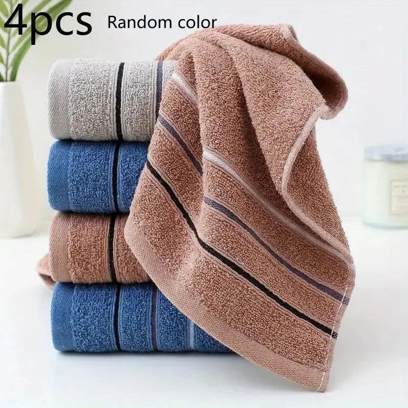 Plush Cotton Towel Set Various Colors Soft Absorbent Towels For Home Use Camping Ideal Gift for Adults And Youth