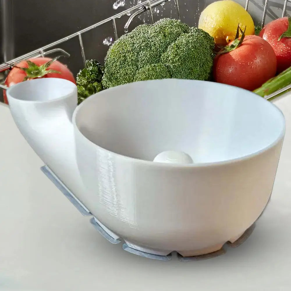 Portable Fruit Wash Bowl Multipurpose Food Washing Spinner Fruit and Vegetable Washing Basket for Home Kitchen Outdoor Picnics