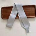 4.5x100cm Long Skinny Hair Scarf Women Imitation Silk Satin Headband Cute Neckerchief Solid Colors Ladies Fashion Bag Scarves