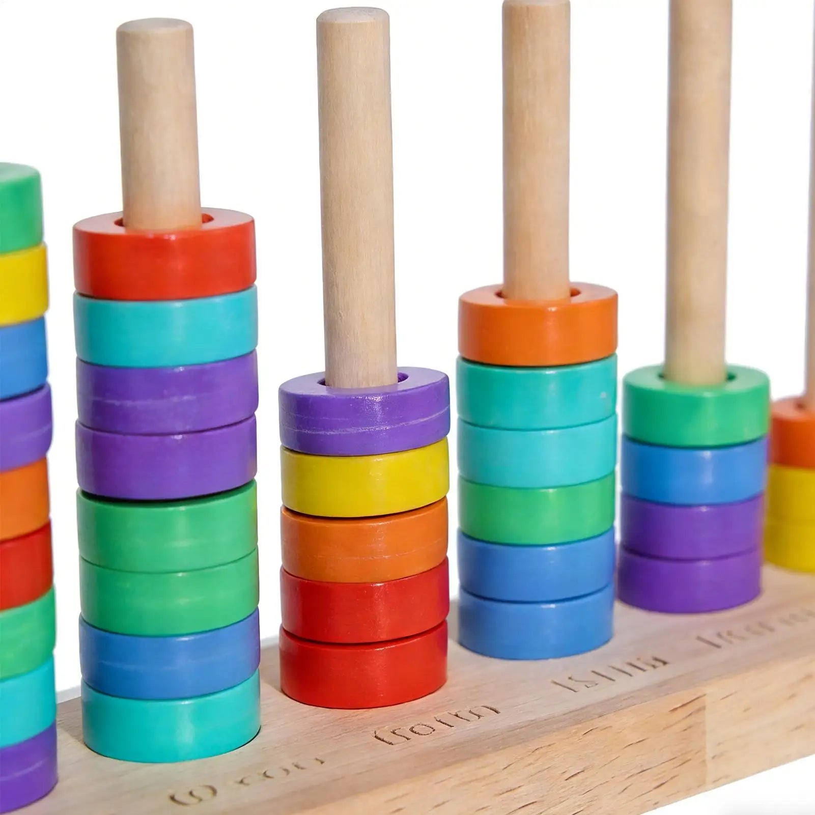 Montessori Wooden Colors Cognitive Matching Game Early Learning Educational Toys For Children Kids Logical Thinking Training