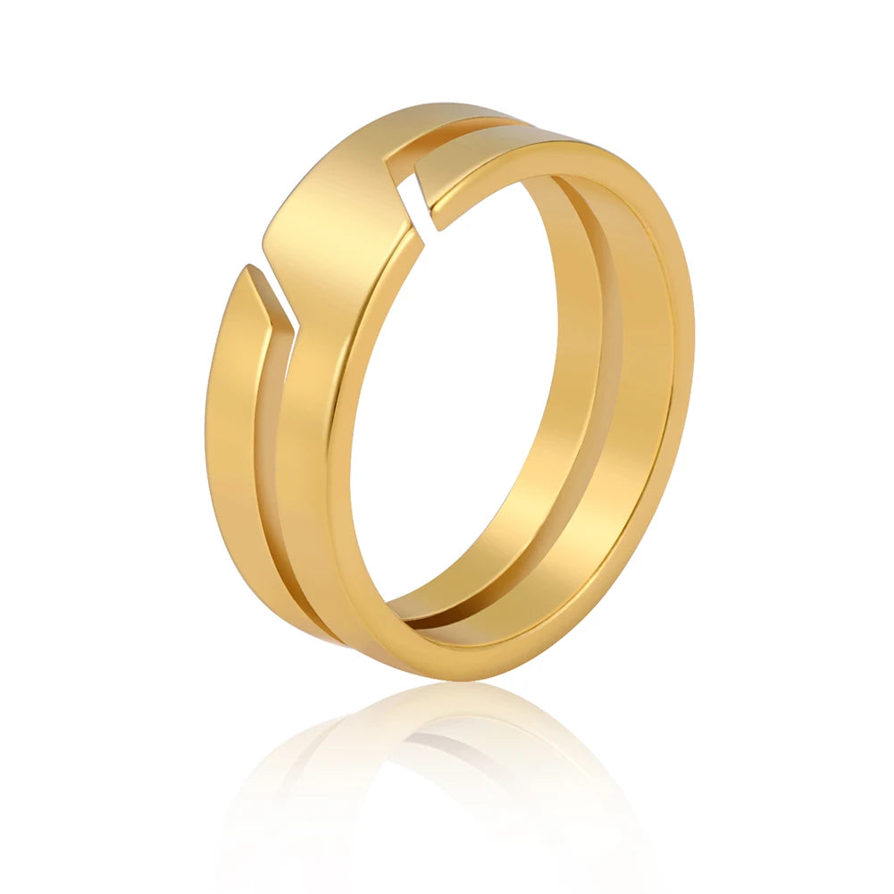 Skyrim Stainless Steel Ring for Men Women Black Minimalist Casual Finger Ring 2025 Couple Jewelry Wedding Gift for Lover
