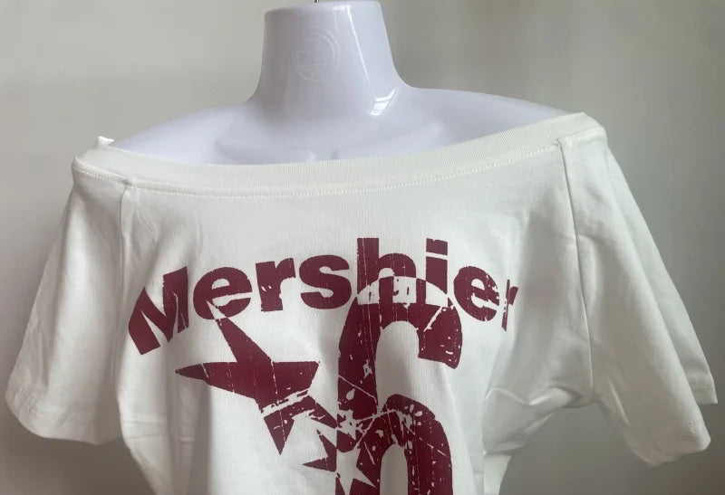 Summer Woman Cotton Outfit One Shoulder T-shirt Cuteore Streetwear Clothing Graphic T Shirts Y2k Ladies Korean Tops Kpop Tshirt