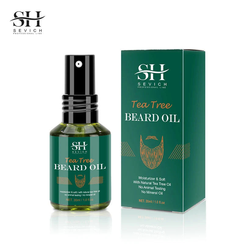 2023 Beard Growth Kit For Men Nourishing Moisturizing Moustache Growth Enhancer Oil Tea Tree Anti Hair Loss Shampoo Beard Care