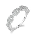 Hip Hop Link Ring for Womens Gold Color Micro-inlaid Zircon Stacking Rings Female Jewelry Fashion Punk Accessories Wholesale R720