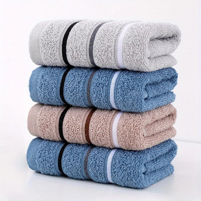 Plush Cotton Towel Set Various Colors Soft Absorbent Towels For Home Use Camping Ideal Gift for Adults And Youth