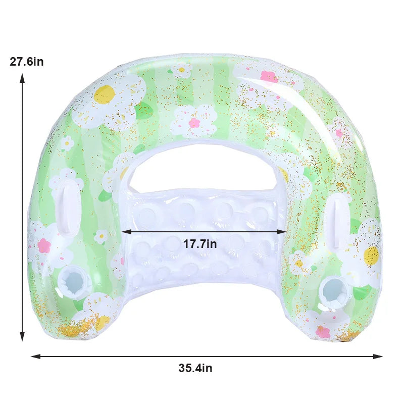 Inflatable Pool Float Swim Mattress Water Hammock Air Mattress Adult Swim Tube Swim Accessory Summer Water Sport Swim Float ﻿ ﻿