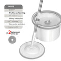 Mops Floor Cleaning Water Separation 360 Spin Mop with Round Bucket Microfiber No Hand-Washing Automatic Dewatering Squeeze
