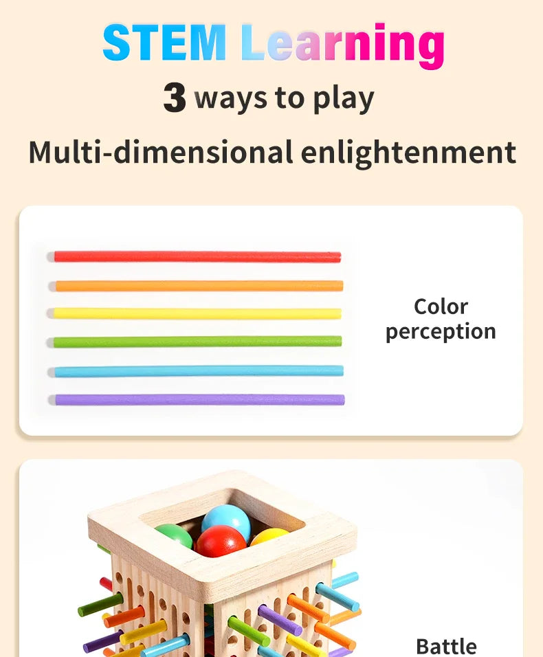 Montessori Game Wooden Board Game Multiplayer for Kids 4-8 Math Educational Fine Motor Skill Toy for Girl Boys Classic Fun Games