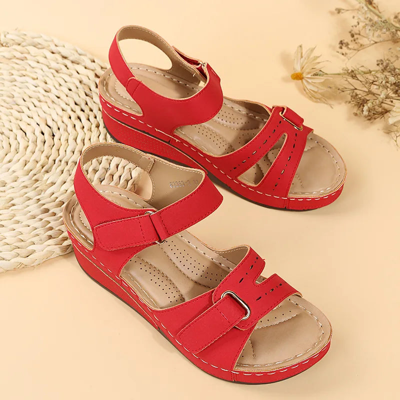 Summer Wedge Sandals for Women 2025 New Fashion Non Slip Beach Shoes Woman Lightweight Casual Platform Sandalias Mujer Plus Size