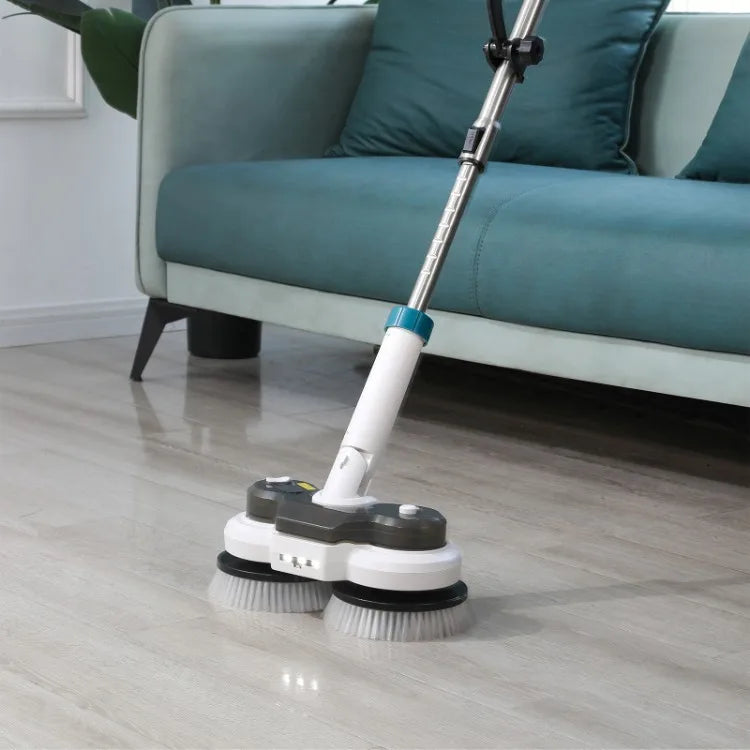 Cordless Electric Power Scrubber & Mops for Floor Cleaning, Automatic Spin Mops with Smart Display and LED light, No battery