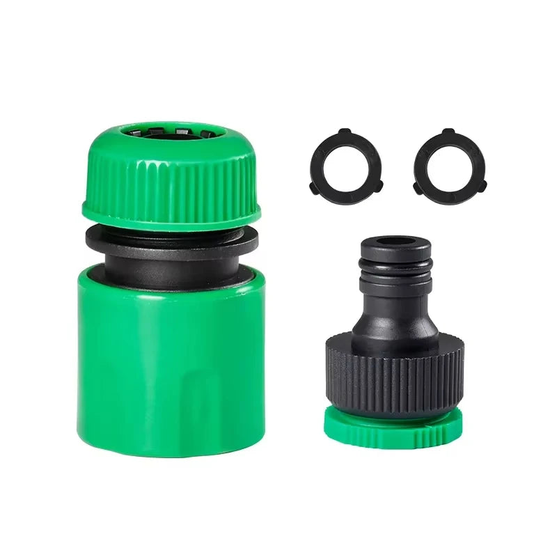 Garden Watering Hose ABS Quick Connector 1/2” End Double Male Hose Coupling Joints Adapter Extender Set For Hose Pipe Tube