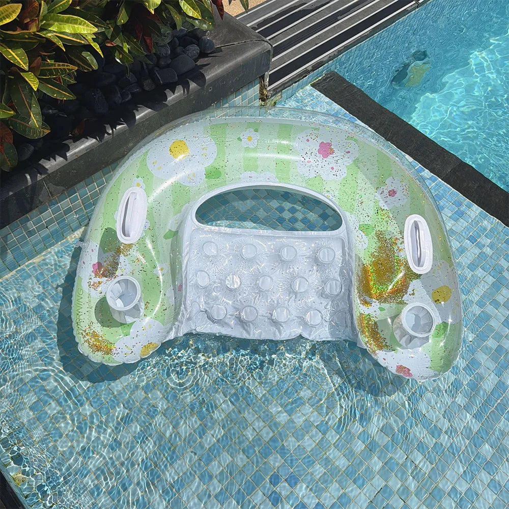Inflatable Pool Float Swim Mattress Water Hammock Air Mattress Adult Swim Tube Swim Accessory Summer Water Sport Swim Float ﻿ ﻿