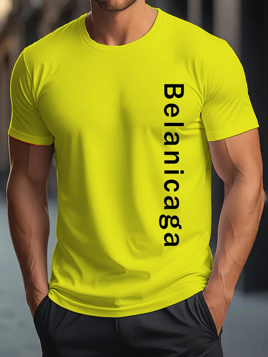 Men Luxury T Shirts High Quality Cotton Casual T Shirt for Male Designer Best Short Sleeved Vintage Trendy Tees New Cloth S-5XL
