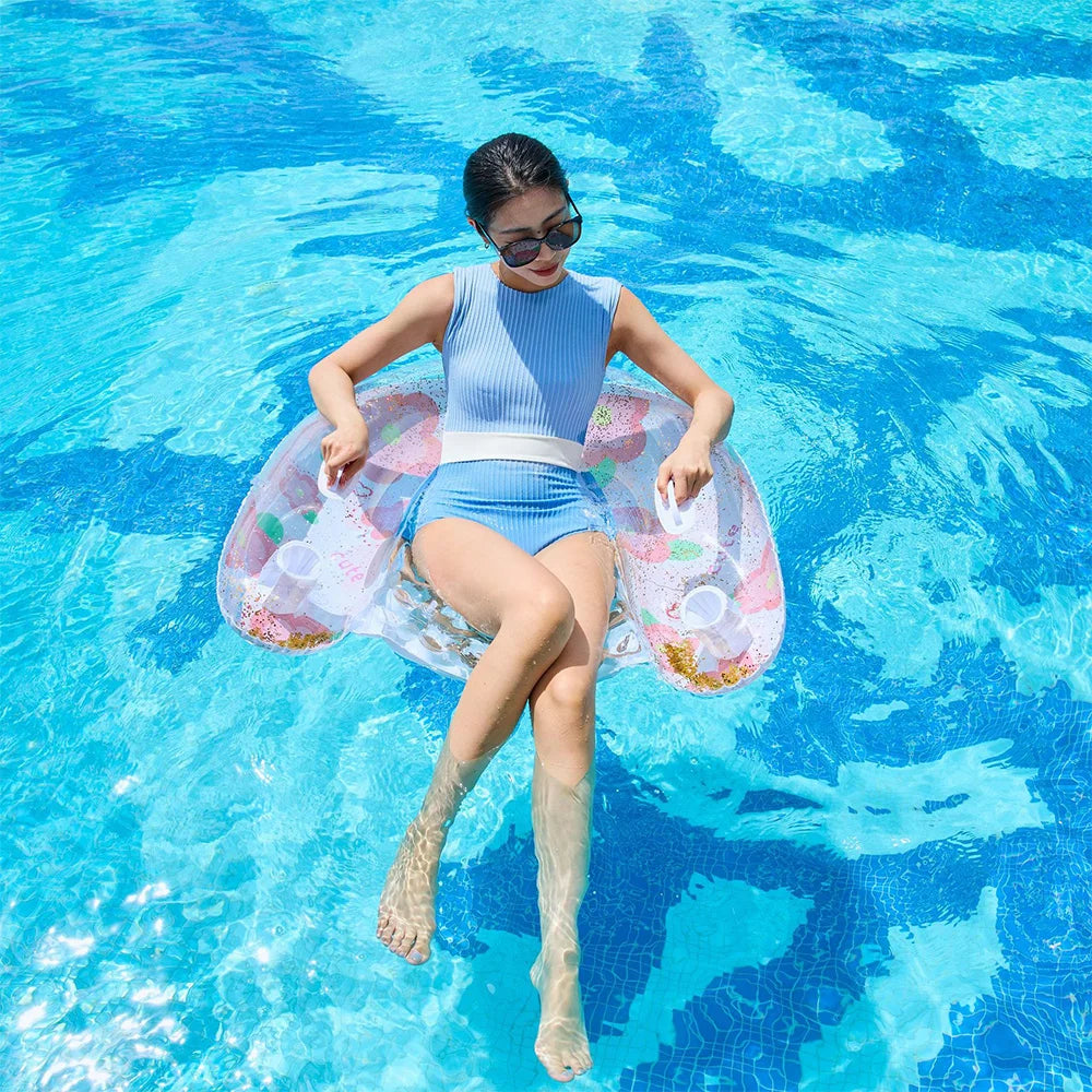 Inflatable Pool Float Swim Mattress Water Hammock Air Mattress Adult Swim Tube Swim Accessory Summer Water Sport Swim Float ﻿ ﻿
