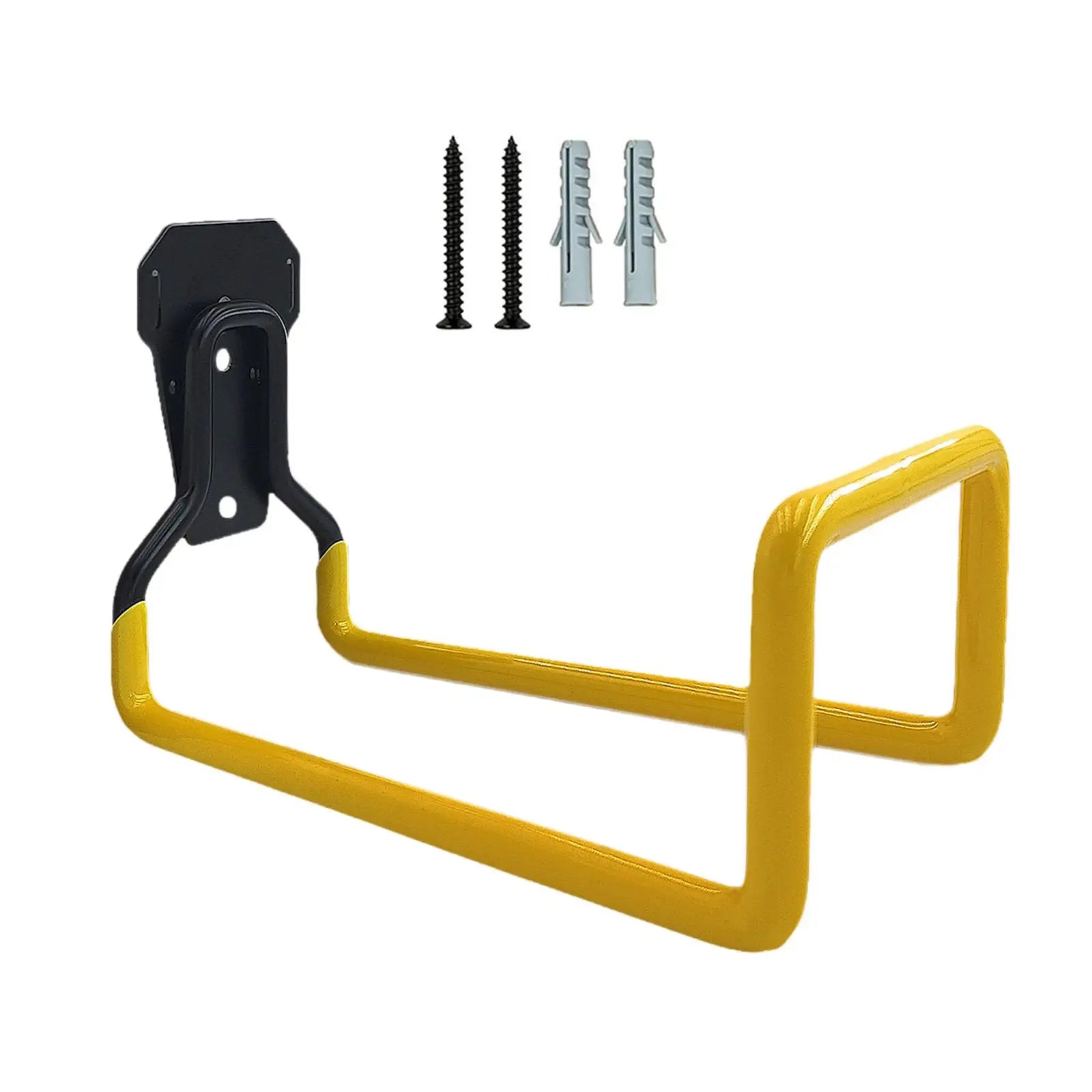 Water Hose Holder Hook Organizer Iron Wall Mounted Utility Hanger for Equipment Power Tools Ropes Outside Yard Garden Tools