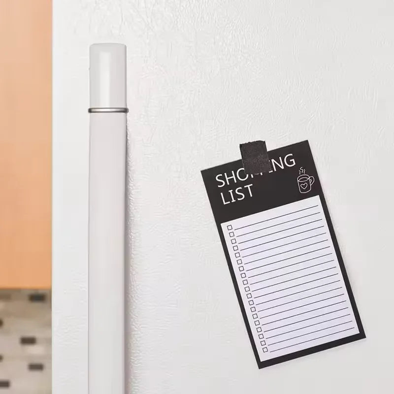 Magnetic Fridge Message Board，Portable Memo Board Sticky Notes Tearable Magnet ，Home Kitchen Shopping List Office Memo Planner