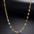 18k gold chains necklace karat gold necklaces for women shiny chains birthday gift