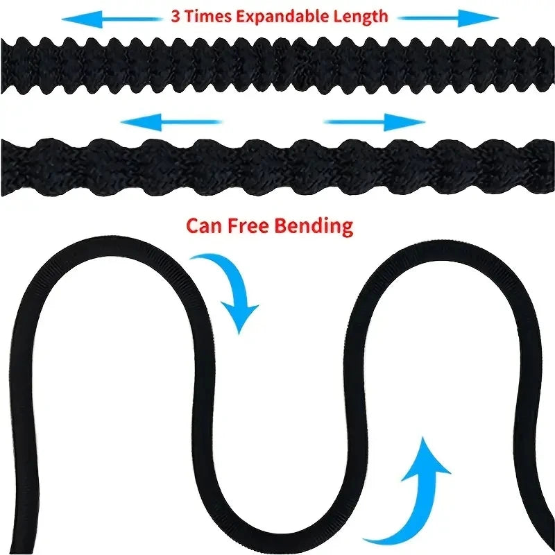 High Pressure Hose Water Gun, Flexible Magic Hose, More Wear-Resistant, Durable, Adjustable Spray, Used For Lawn Irrigation ﻿
