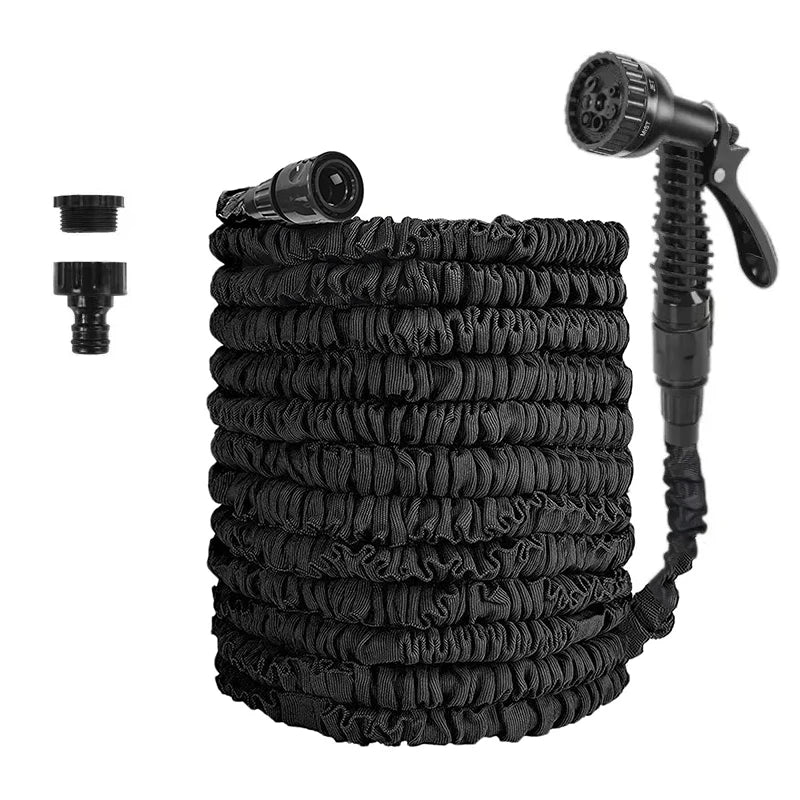 25FT-200FT Garden Hose Expandable Magic Water Pipe Home Garden Daily Watering Tools High-Pressure Car Wash Cleaning Water Gun