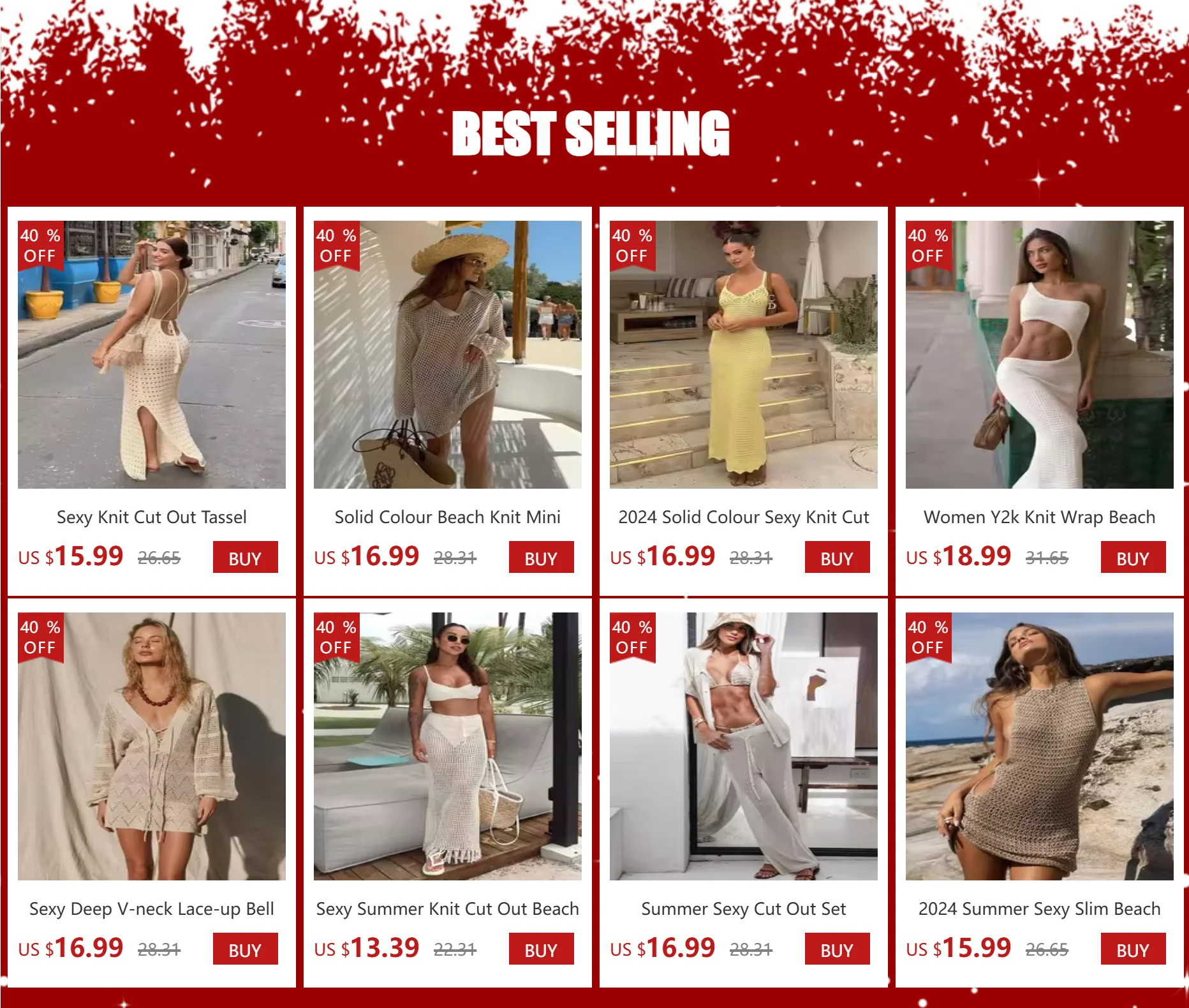 Elegant Pleated Hem Street Fashion O Neck Bell Sleeve Slim Knit Midi Dress 2026 Women Summer Beach Swimsuit Cover Up Tunic A3055