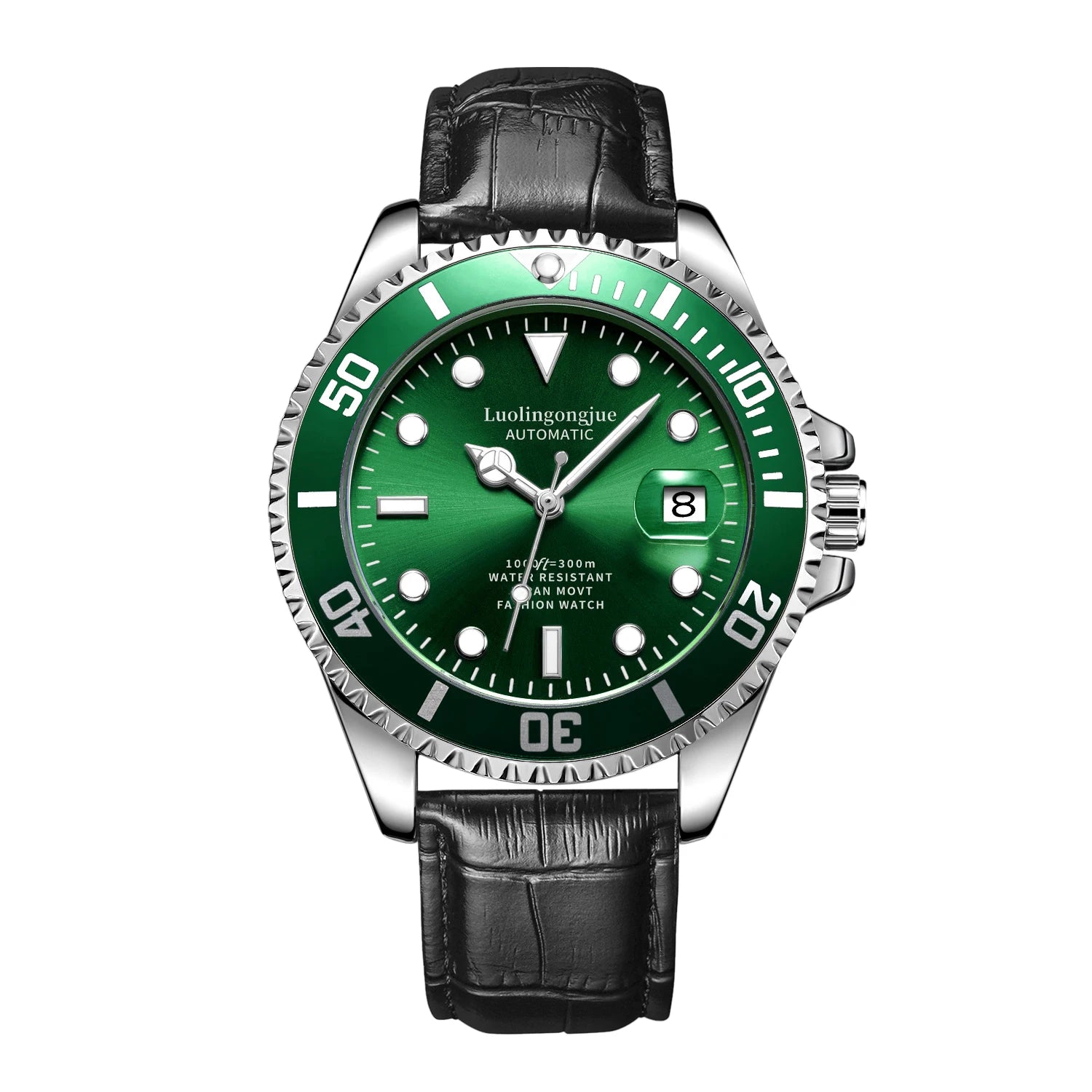 Luxury Men's Skeleton Automatic Mechanical Watch — Stainless Steel, Waterproof