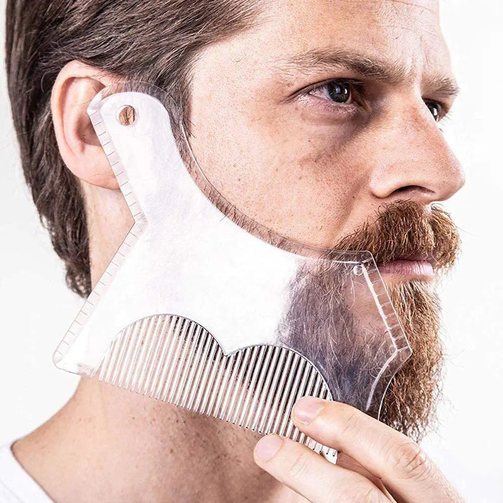 Beard Shaper Kit for Beard Shaping & Styling, Beard Lineup and Guide Tool for Men beard outliner