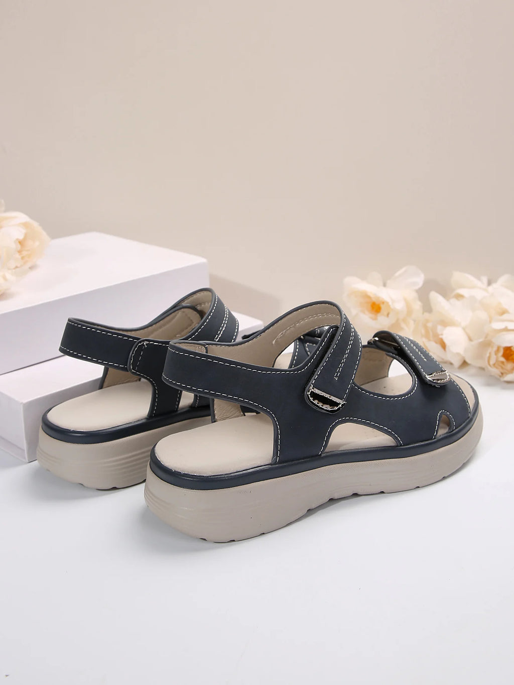 Summer Wedge Sandals for Women 2025 New Fashion Non Slip Beach Shoes Woman Lightweight Casual Platform Plus Size Sandals Women