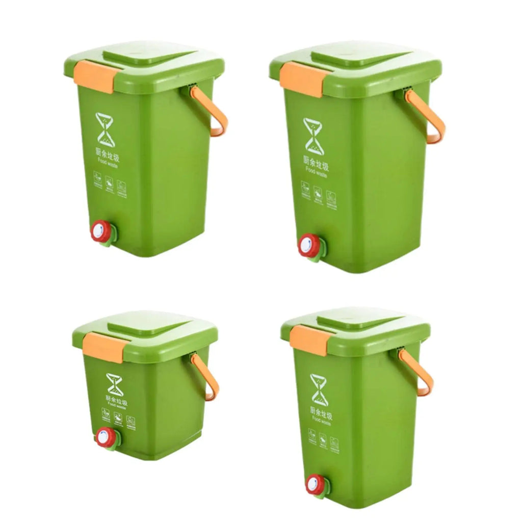 Kitchen Compost Bucket Waste Bin Wide Diameter Thickened Stylish Garbage Can Counter Compost Bin for Kitchen Countertop Home
