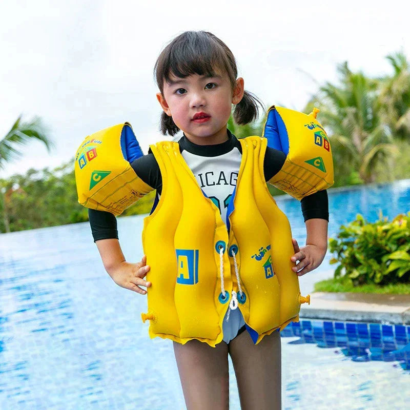 Childen Flotation Swimming Life Jacket Vest Boats Fishing Vest Swimming Drifting Vest