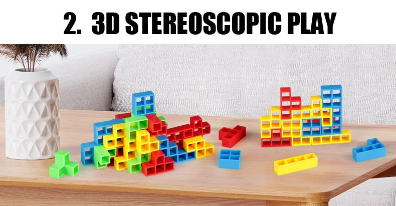 Balance Stacking Board Games Buliding Blocks Adults Kids Tower Block Bricks Toys For Boys Girls Puzzle Toy Family Parties Games