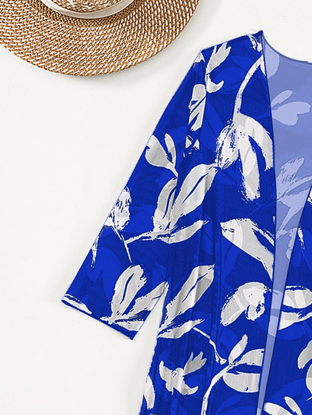 2023 Three Pieces Bikini Set Cover Up Swimwear Women Swimsuit Print Long Sleeve Push Up Bathing Suit Beachwear Swimming Biquini
