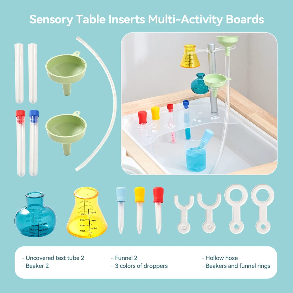 Children Montessori Games Fine Movement Training Sensory Tray Board Games Children's Simulated Scientific Experiment Equipment