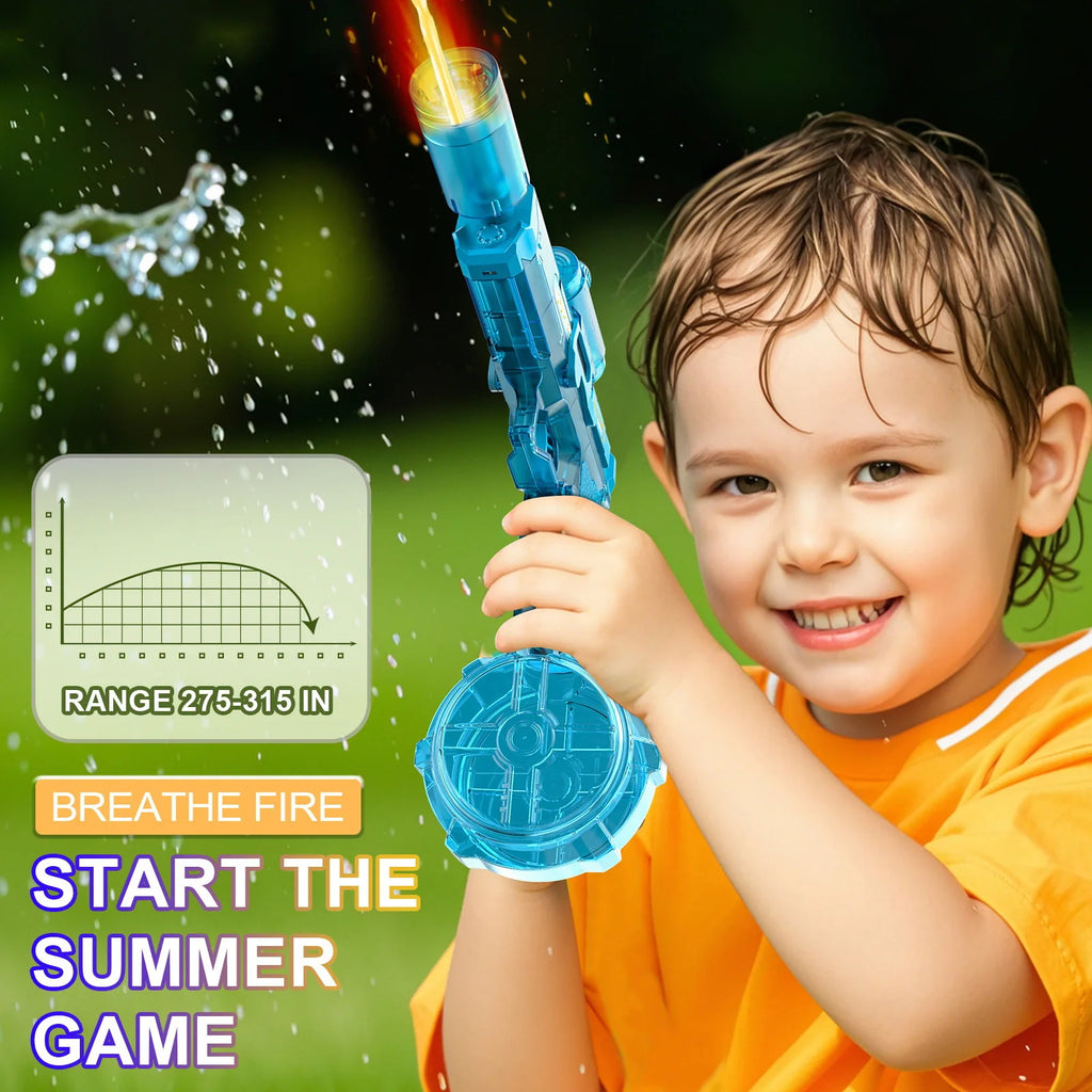 Children High Pressure Electric Water Gun Toys Summer Outdoor Beach Pool Garden Fight Games Kids Automatic Bursts Watergun Gifts