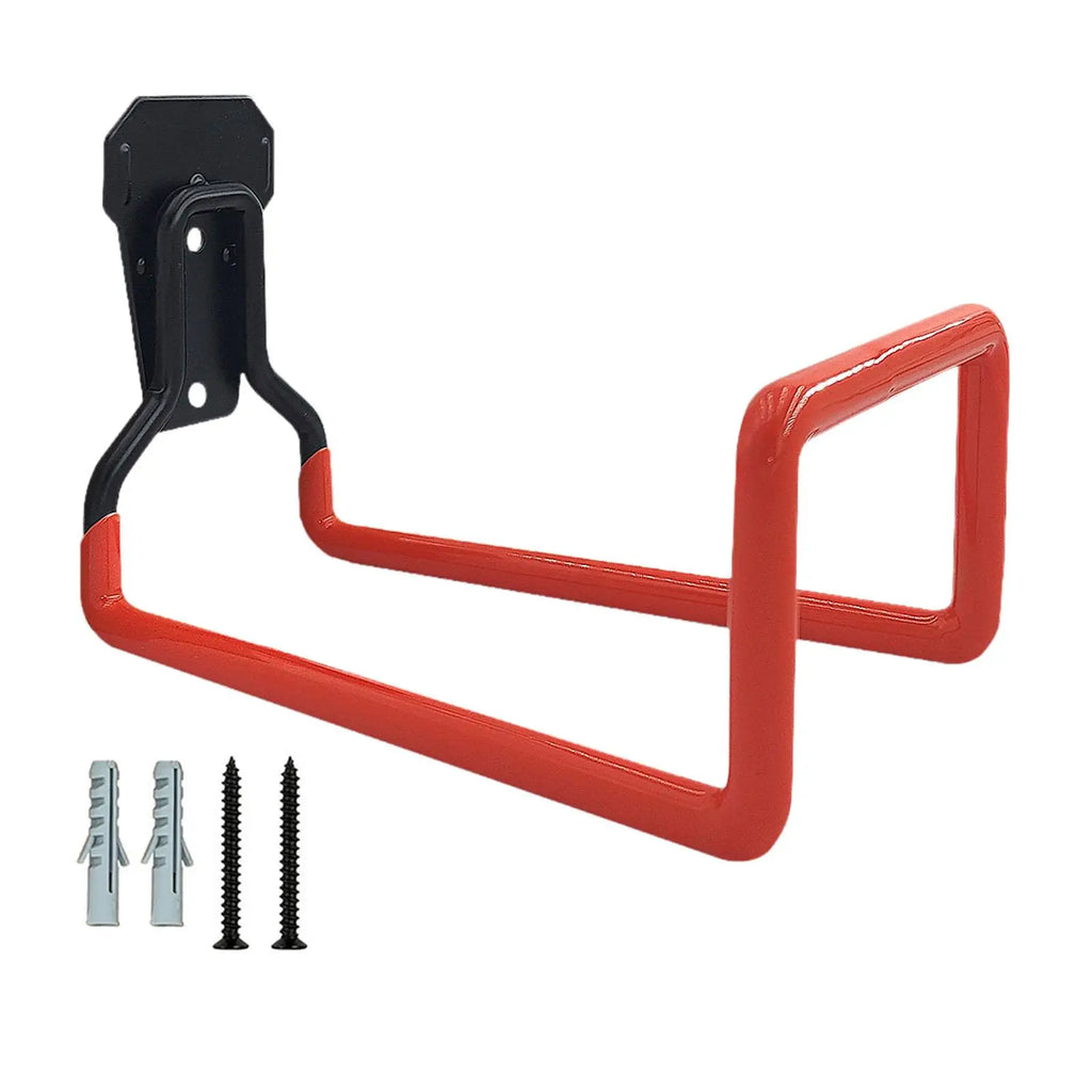 Water Hose Holder Hook Organizer Iron Wall Mounted Utility Hanger for Equipment Power Tools Ropes Outside Yard Garden Tools