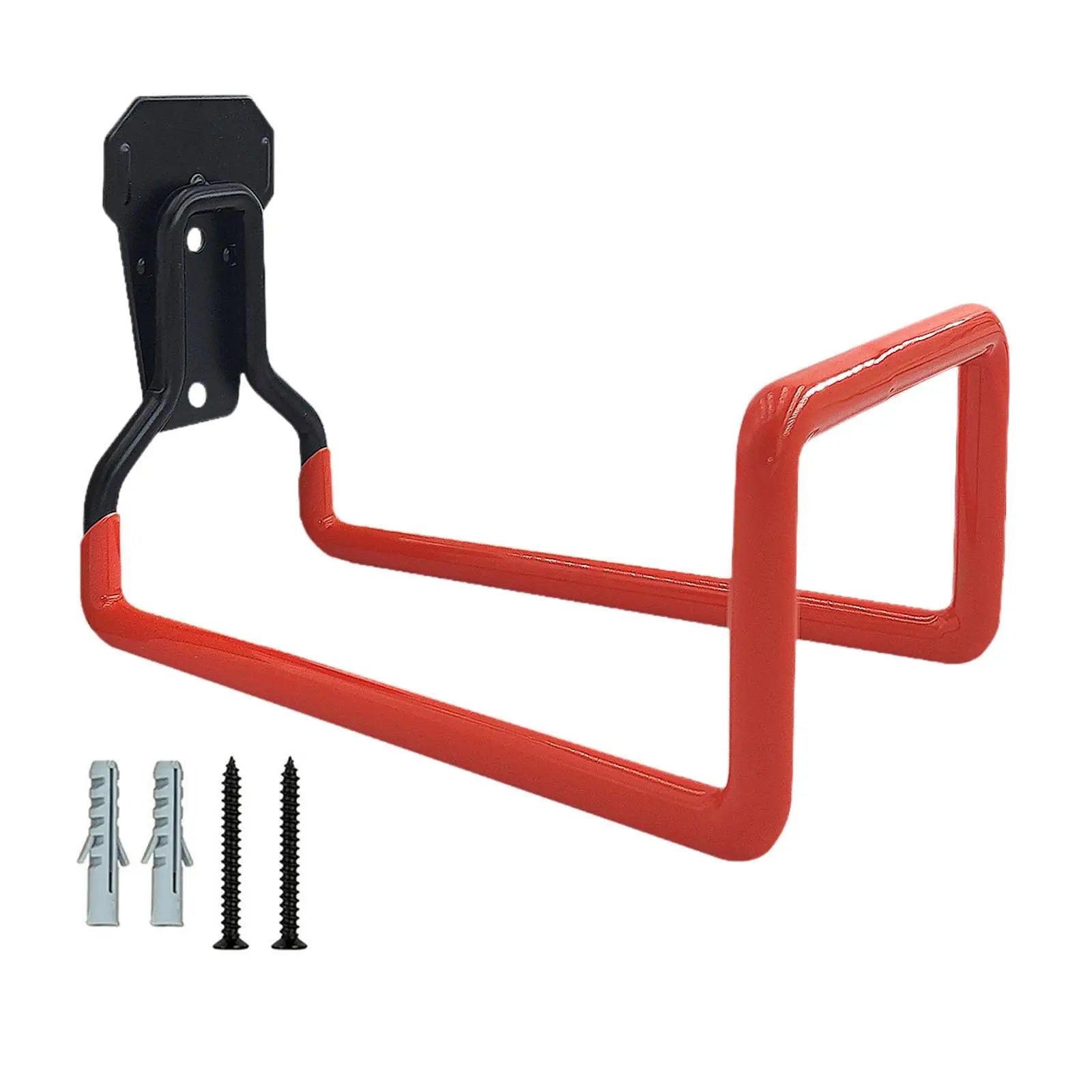 Water Hose Holder Hook Organizer Iron Wall Mounted Utility Hanger for Equipment Power Tools Ropes Outside Yard Garden Tools