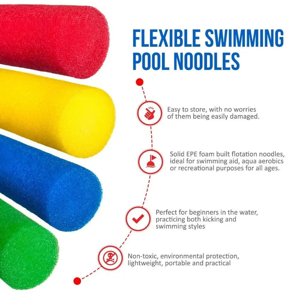 Adult Swimming Pool for Kids Foam Stick Rod Flexible Noodle Float Aid Buoyancy Stick Floating Foam Sticks