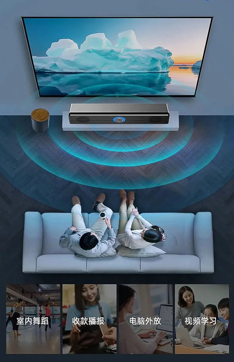 Bluetooth Computer Speaker Desktop PC Speakers Wireless Wired Soundbar Stereo Subwoofer for Laptop PC AUX 3.5mm Loudspeaker